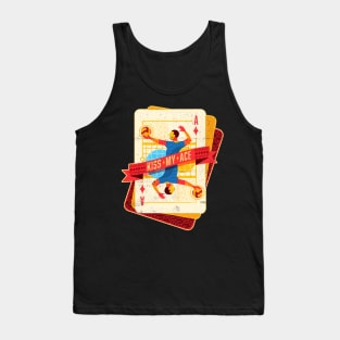 Kiss my Ace (of Diamonds) | Volleyball Design Tank Top